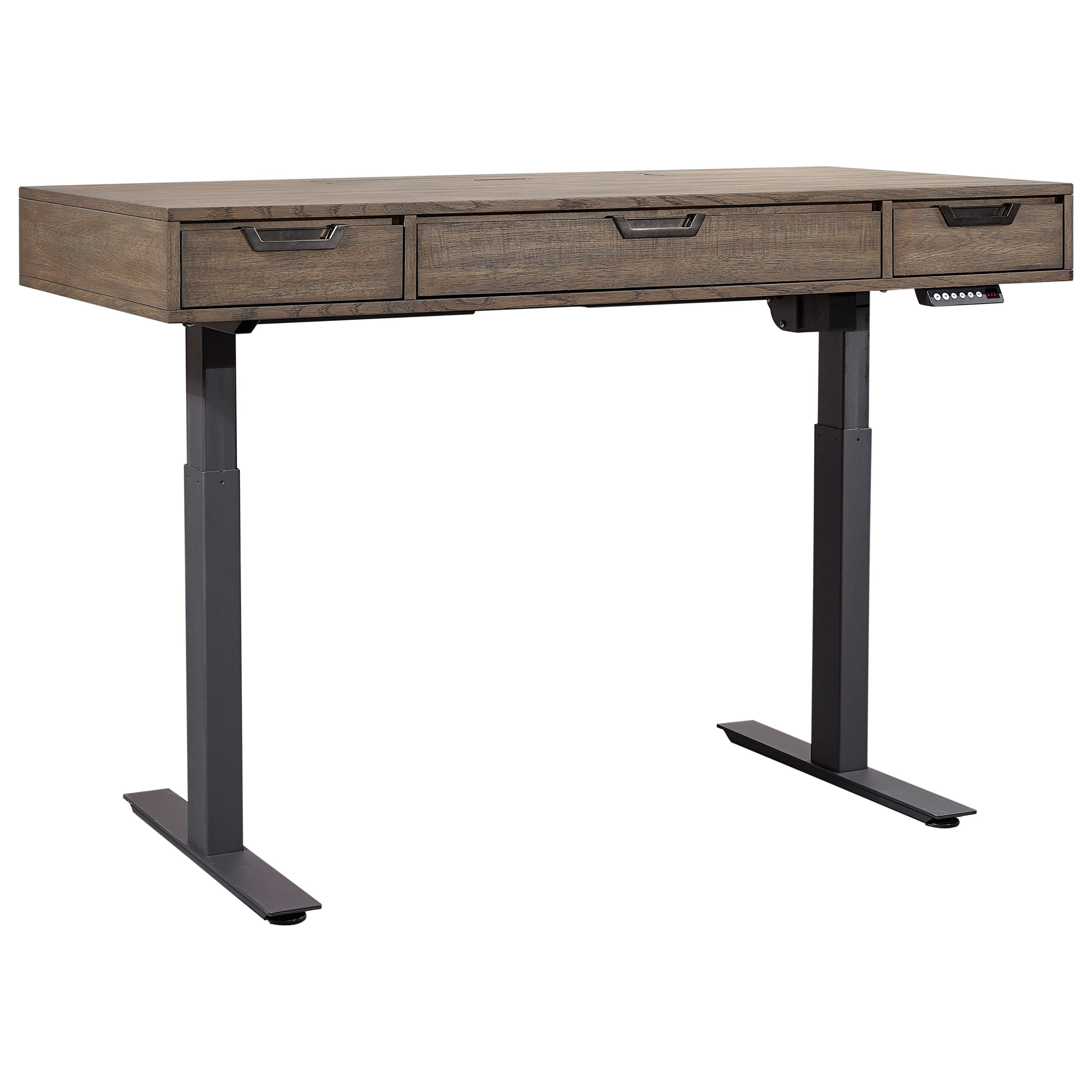 Aspenhome Harper Point Contemporary Adjustable Lift Desk with a